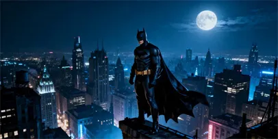 Batman Gotham Rooftop